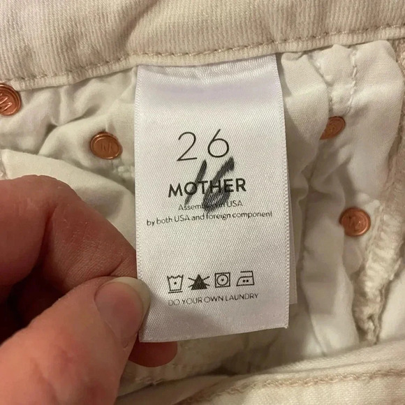 MOTHER women’s Looker Ankle Fray jeans size 26 - Picture 4 of 5